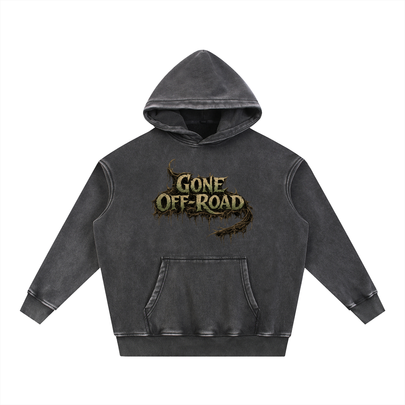 Snow Wash Fleece Oversize Hoodie